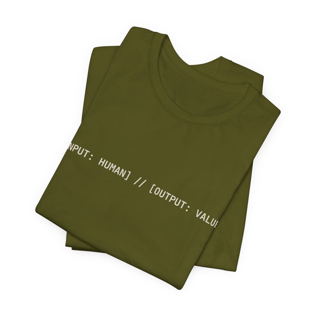 Input: Human - Output: Value // Formula