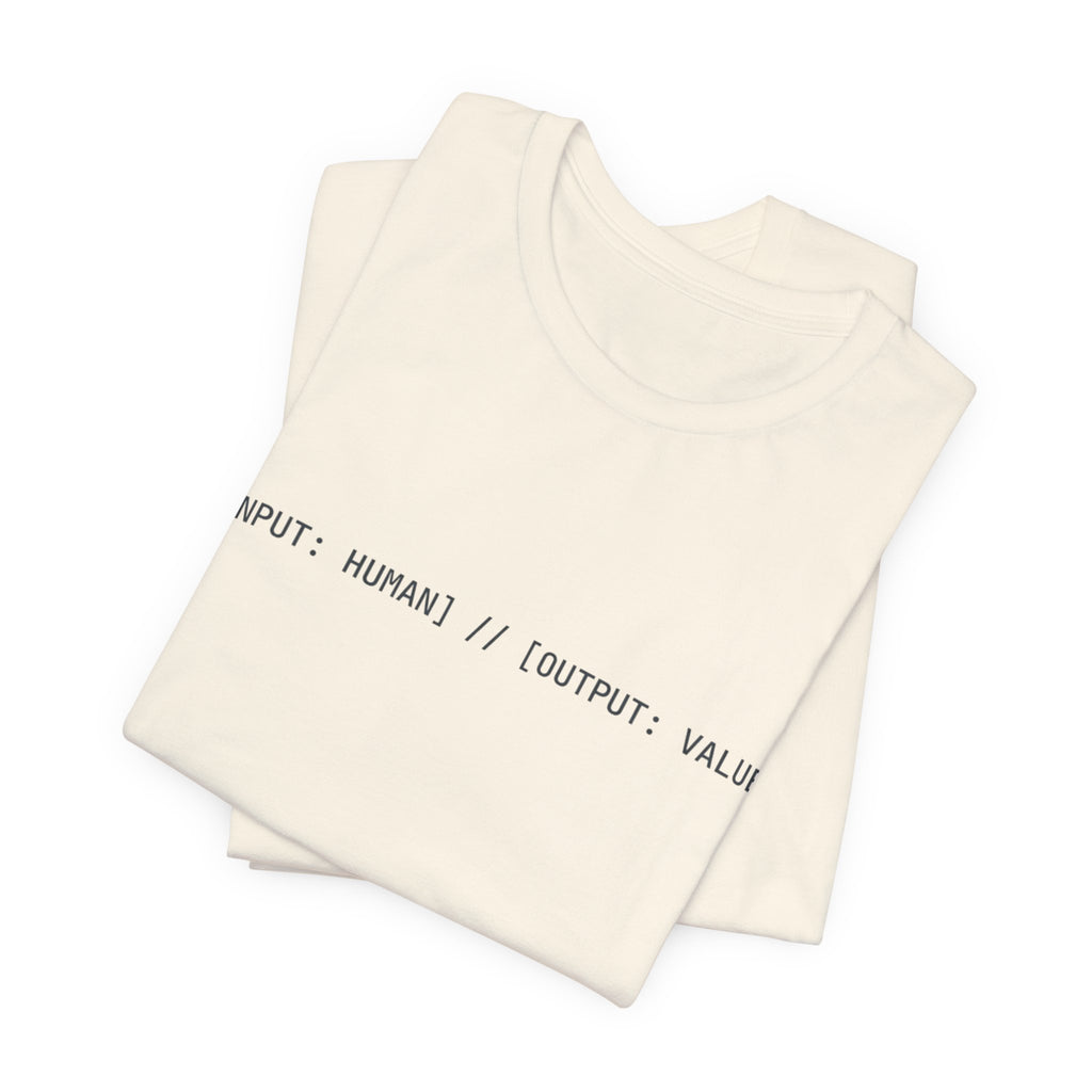 Input: Human - Output: Value // Formula